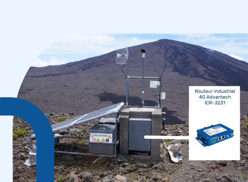 Le routeur 4G Advantech au service des vulcanologues