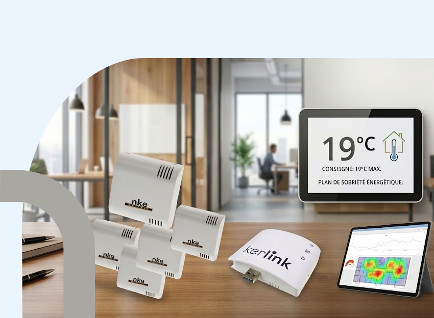 Offre packagée pour monitorer la température de vos salles