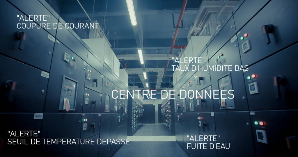 Quatre capteurs Alta Monnit pour surveiller un centre de données